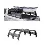 VEVOR Overland Truck Bed Rack, 125-172.5 cm Width, Adjustable Overland Bed Cargo Rack with Sidebar, 408.2 kg Static Load Capacity, Heavy Duty Steel, for Mid-Size Trucks, Fit Tacoma / Gladiator JT