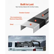 Overland Truck Bed Rack 900 lbs Static Capacity Fit Tacoma/Gladiator JT