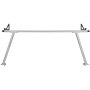 VEVOR Truck Rack, 800 lbs Capacity, 71"x32" Aluminum Ladder Rack for Truck with 8 Non-Drilling C-clamps, Heavy Duty Truck Bed Rack Two-Bar Set for Kayak, Surfboard, Lumber, Ladder
