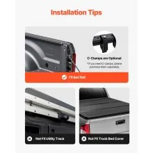 Truck Ladder Rack Universal Cargo Rack 800 lbs Capacity for Large Cargo