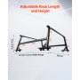 Truck Ladder Rack Non-Drilling Bed Rack 800 lbs Capacity for Large Cargo