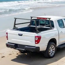 Truck Ladder Rack Non-Drilling Bed Rack 800 lbs Capacity for Large Cargo