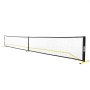 VEVOR pickleball net with yellow frame stands upright against a plain white background.