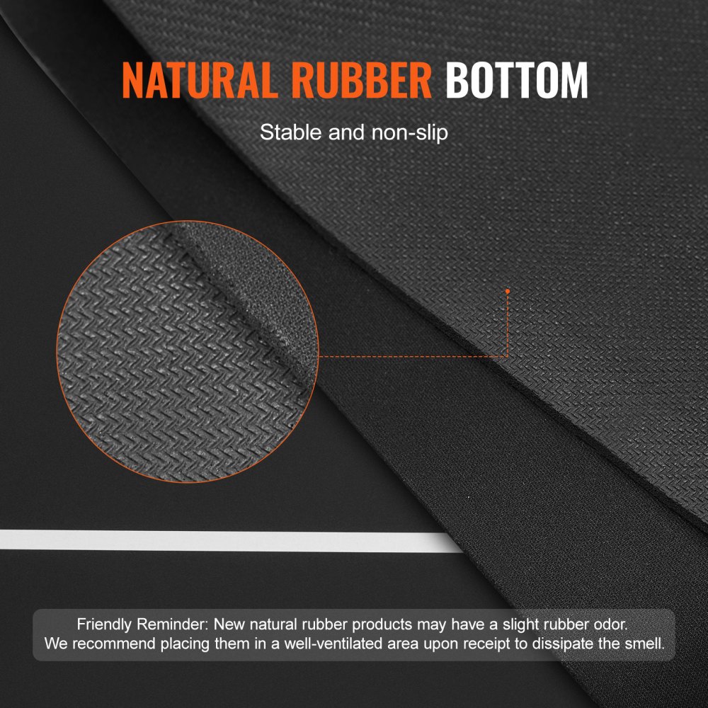 VEVOR Poker Table Top, 70 x 35 Inch Poker Mat for Table, 6-8 Players Foldable Poker Table Top with Carrying Bag, Folding Poker Table Topper for Poker Games, Poker Room, Round, Black