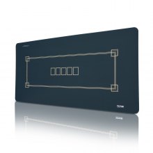 VEVOR Blat de masă de poker 70 x 35 inch Covoraș de poker 6-8 jucători pliabil cu geantă verde