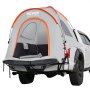 VEVOR Truck Bed Tält, 5,5'-6' Pickup Truck tält med regnlager och bärväska, vattentätt PU2000mm dubbellager lastbilstält för camping, rymmer 2-3 personer, för campingresor utomhusaktiviteter