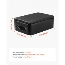 VEVOR Pilates Box for Reformer Pilates Equipment Accessory for Exercises Black