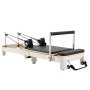 VEVOR Foldable Pilates Reformer Machine, Reformer Set with  Sitting Box, Pilates Bed with Dual Resistance- Spring & Cord, for Advanced Users & Beginners Home Gym Studio, Up to 400 LBS