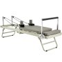 VEVOR Foldable Pilates Reformer, Pilates Workout Machine for Home Gym Studio Use, Pilates Bed with Dual Resistance- Spring & Cord, Reformer Set for Advanced Users and Beginners, Up to 400 LBS