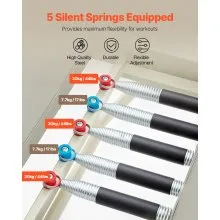 Foldable Pilates Reformer Pilates Machine Home Gym Equipment with Resistance