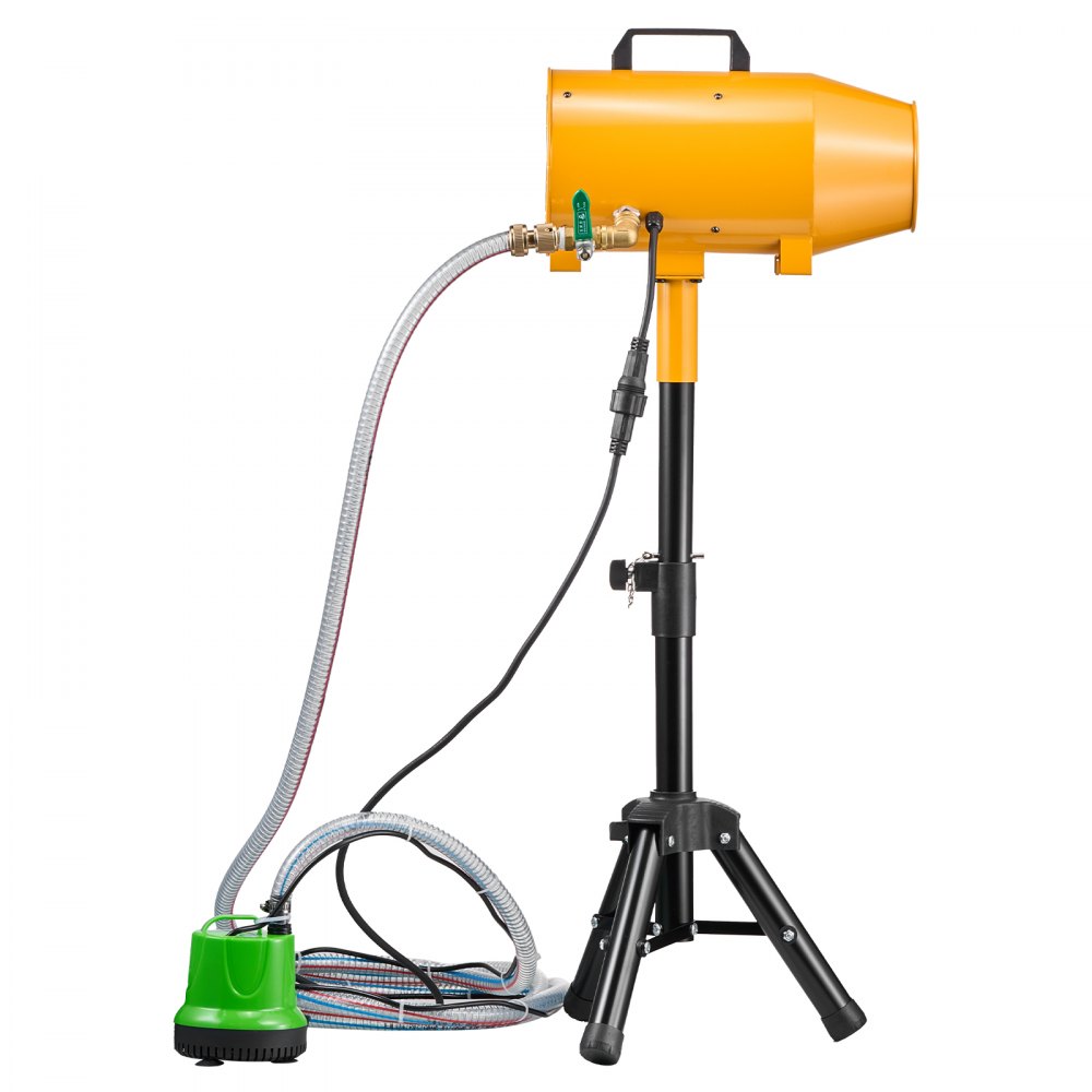 VEVOR Foam Machine, Adjustable Angle Control Foam Cannon Party Machine, Bubble Cannon with Fan & Triangular Structure, Dense Foams Maker for Backyard, Celebrations & Party, Continuous Foams Output