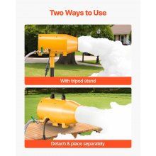 VEVOR Foam Machine, 180 W Party Foam Cannon, Portable Foam Maker with a Tripod Stand, Foam Party Machine with a Submersible Pump, for Backyard, Pool, Outdoor Events, Birthdays, Celebrations & Party