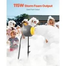 Foam Machine Party Foam Cannon 115 W Foam Cannon for Party Grey & Yellow