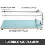 VEVOR foam cutter machine with adjustable angle, movable hot wire, and guiding ruler.