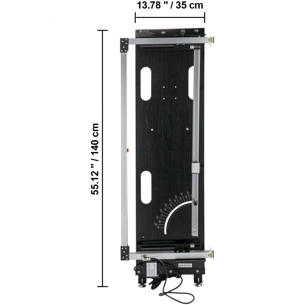 VEVOR Styrofoam Cutter 42cm Max. Cut Thickness 92cm Max. Length 0-90° w/ Stand