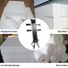 VEVOR Styrofoam Cutting Machine 42cm Max. Cut Thickness Foam Cutter 115cm Max. Length Hot Wire Foam Cutter 0-90° Styrofoam Cutter Six Heating Wires w/ Stand Lateral Plate for Cutting Foam Pearl Cotton