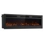 VEVOR 72 inch Electric Fireplace, Wall Mounted Recessed Fire Place with Remote Control, Timer, 1500W, Adjustable Flame Color Brightness, Touch Screen, Overheat Protection, for Living Room,Bedroom