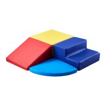 Climbing Toys 4 Piece Foam Climbing Blocks Set for Toddlers and Preschoolers