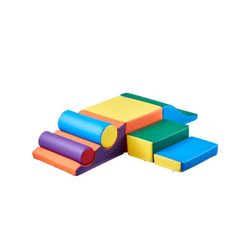 Climbing Toys 7 Piece Foam Climbing Blocks Set for Toddlers and Preschoolers