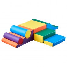 Climbing Toys 7 Piece Foam Climbing Blocks Set for Toddlers and Preschoolers