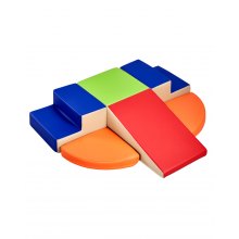 Climbing Toys 6 Piece Foam Climbing Blocks Set for Toddlers and Preschoolers