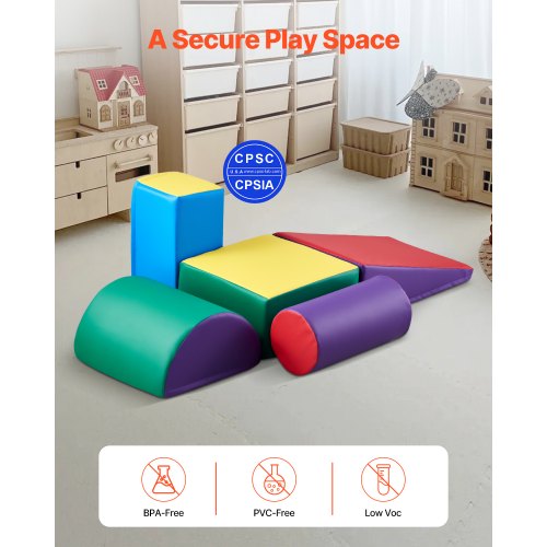 MINENICE Blocs D'escalade En Mousse Pour Tout-petits, Blocs De Mousse