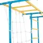 VEVOR Indoor Jungle Gym for Toddlers, 7-in-1 Climbing Playset with Carbon Steel Swedish Ladder, Wall Ladder, Pull-Up Bar, Rope Ladder, and Gymnastic Rings, Supports 220 lbs, Multicolor
