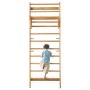 VEVOR Swedish Ladder Wall Gym 10-Level Wooden Indoor Playground Climbing Toys