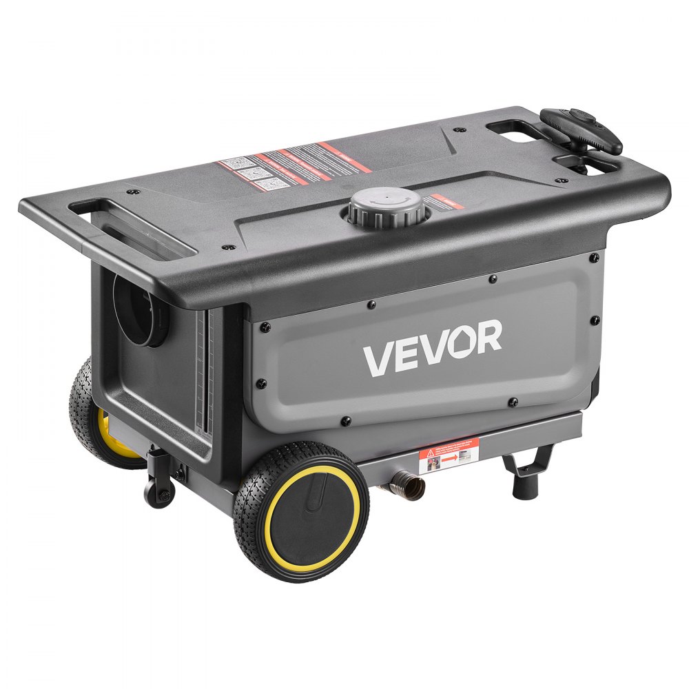 VEVOR Diesel Heater, 5-8KW, DC 12V/24V, All in One Portable Diesel Air Heater with Bluetooth APP Control, Remote Control and LCD Screen, Trolley Design, 5 L Fuel Tank for Trucks, Vans, RVs, Campers