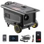 VEVOR Diesel Heater, 8KW, DC 12V/24V, All in One Portable Diesel Air Heater with Bluetooth APP Control, Remote Control and LCD Screen, Trolley Design, 5 L Fuel Tank for Trucks, Vans, RVs, Campers