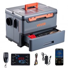 VEVOR Diesel Heater Portable Diesel Air Heater 8KW DC 12V/24V Bluetooth 5 L