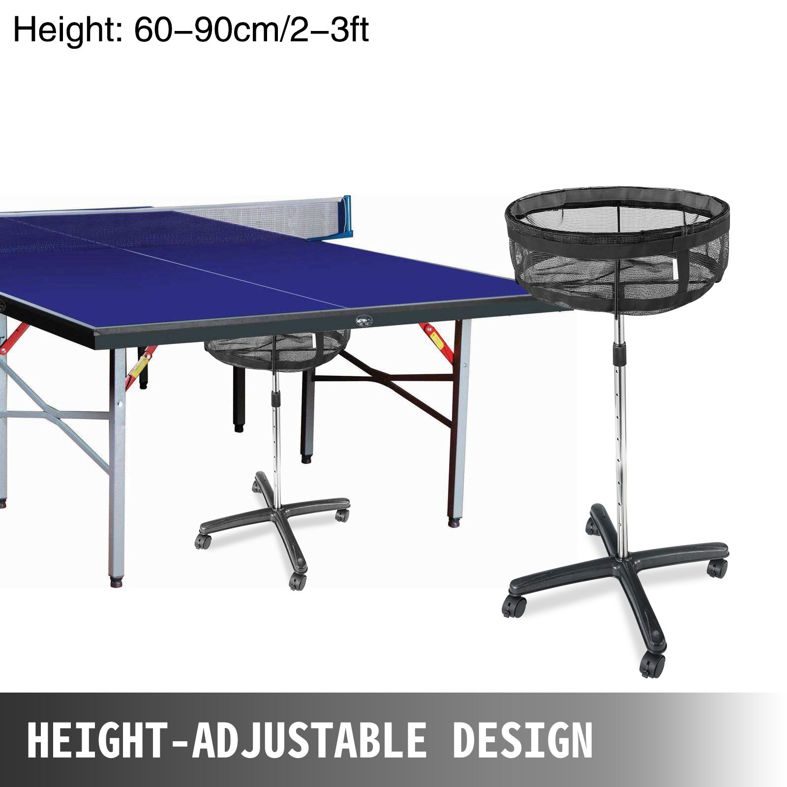 Multi-Ball Storage Ping Pong Ball Collector Table Tennis Ball Holder Golf Ball