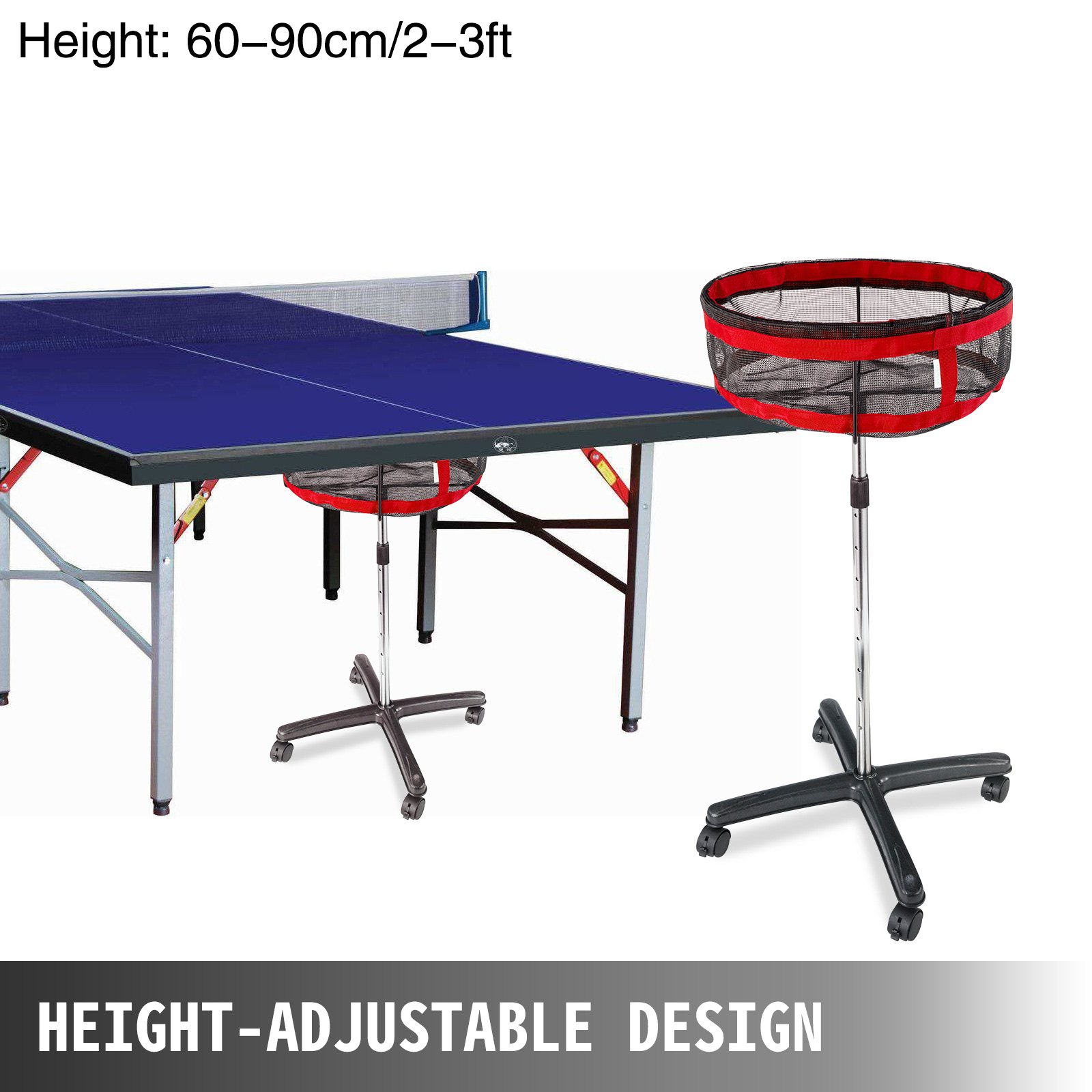 Multi-Ball Storage Ping Pong Ball Collector Table Tennis Ball Holder Golf Ball