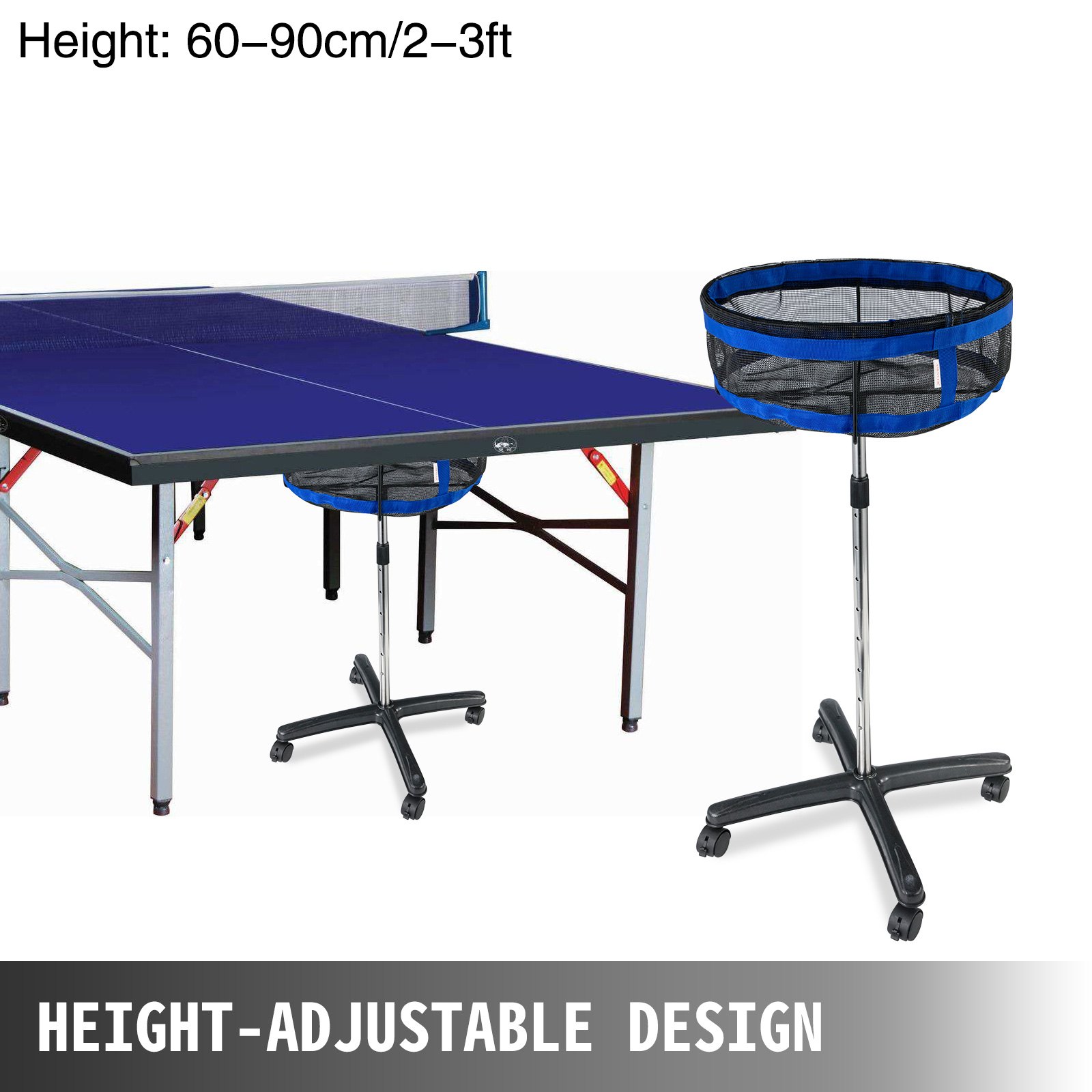 Multi-Ball Storage Ping Pong Ball Collector Table Tennis Ball Holder Golf Ball