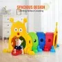 VEVOR Caterpillar Tunnel for Kids, Outdoor Indoor Climb and Crawl Through, Play Equipment for Toddler,Boys,Girls,Baby 3-6, 4 Sections, for Daycare, Preschool, Playground, Multicolor