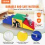 VEVOR Single Tunnel Climber, Toddler Playset, Foam Climbing Blocks for Toddlers, Kids Tunnel Maze with Stairs and Ramp, Indoor for Toddlers and Preschoolers Easy to Clean, 3 pcs (Assorted)