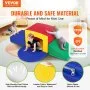 VEVOR Toddler Climbing Toys Indoor, 5 Piece Climb, Crawl and Tunnel Soft Play Equipment, Foam Climbing Toys, Kids Tunnel Maze with Stairs and Ramp,Indoor for Preschoolers Easy to Clean (Assorted)