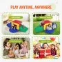 VEVOR Toddler Climbing Toys Indoor, 5 Piece Climb, Crawl and Tunnel Soft Play Equipment, Foam Climbing Toys, Kids Tunnel Maze with Stairs and Ramp,Indoor for Preschoolers Easy to Clean (Assorted)