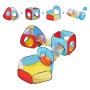 colorful VEVOR kids play tent with multiple tunnel sections and cubical play areas for children&#039;s fun.