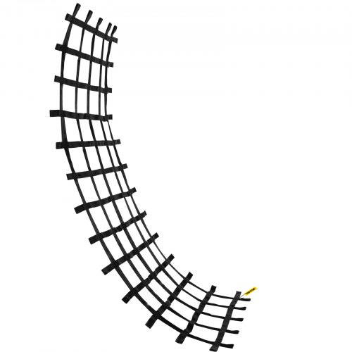 VEVOR Climbing Cargo Net, 10' x 4' Playground Climbing Net, Polyester Material, Rope Ladder, Swingset, Large Military Climbing Cargo Net for Kids & Adult, Indoor & Outdoor, Treehouse, Jungle Gyms