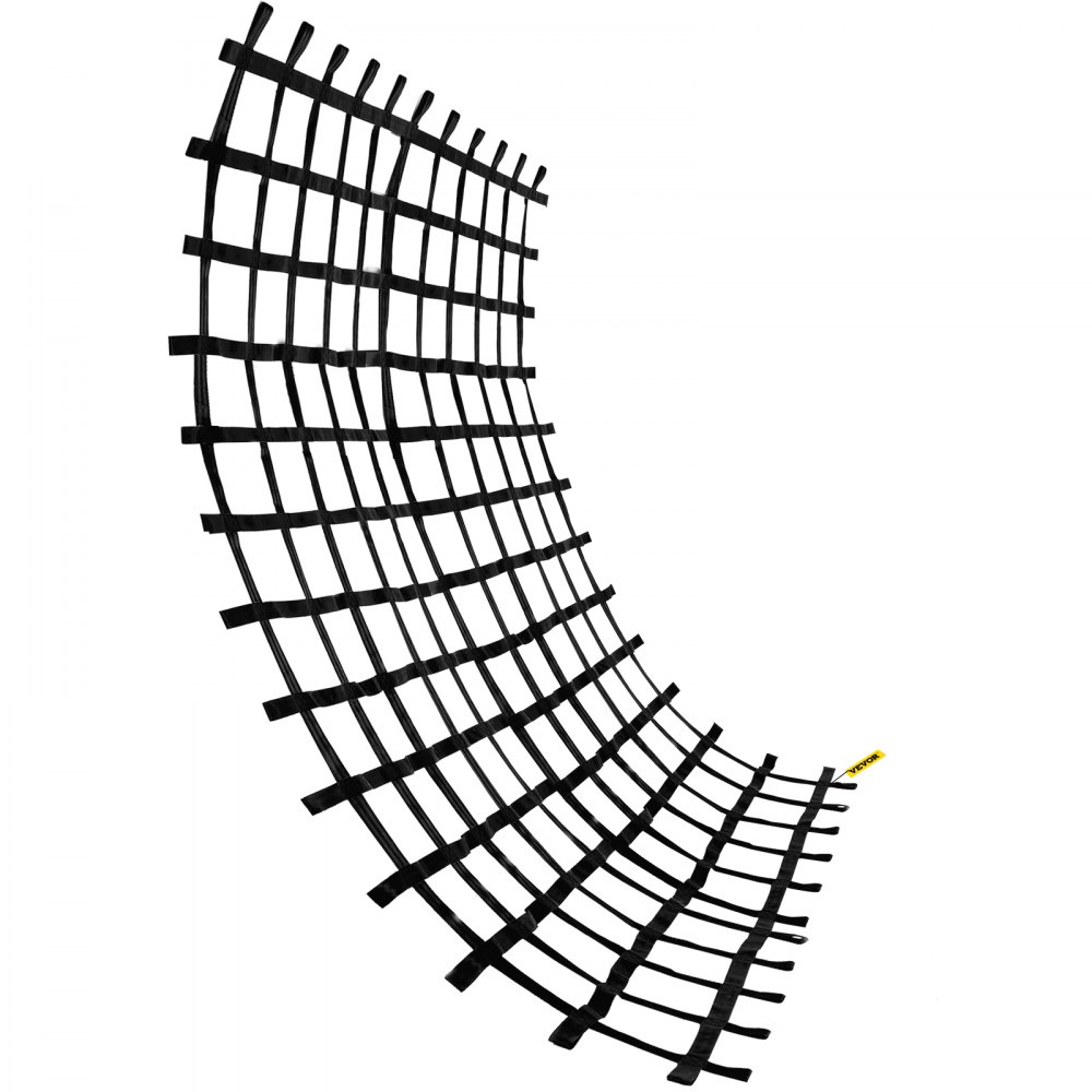 VEVOR Climbing Cargo Net, 10' x 8' Polyester Material, Playground Climbing Net Rope Ladder, Swingset, Large Military Climbing Cargo Net, for Kids and Adult, Indoor and Outdoor, Treehouse, Jungle Gyms