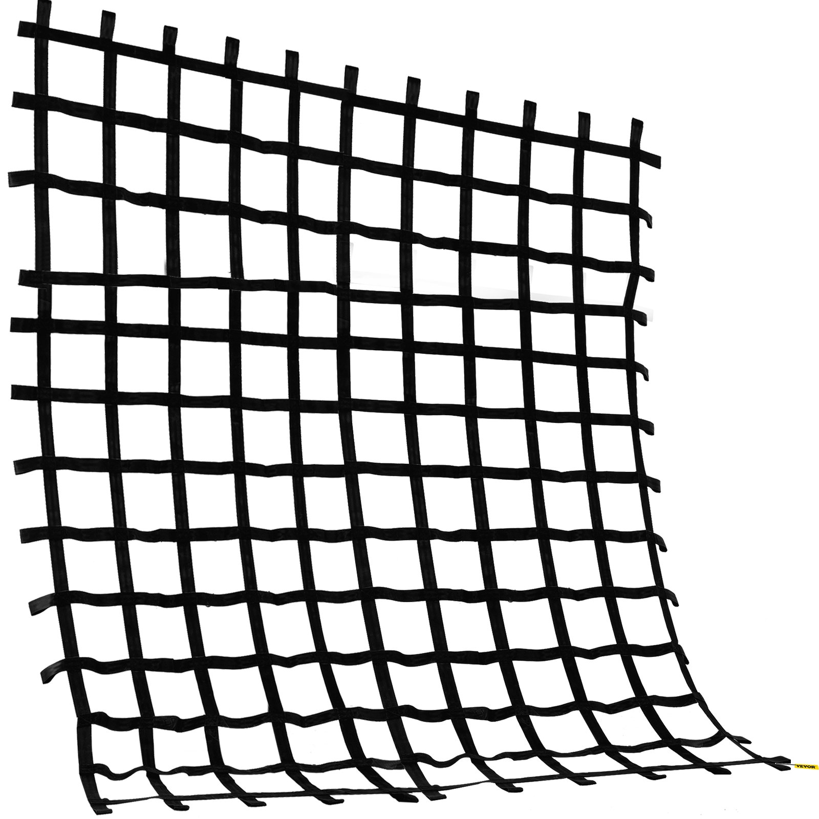 VEVOR Climbing Cargo Net, 10' x 8' Polyester Material, Playground Climbing Net Rope Ladder, Swingset, Large Military Climbing Cargo Net, for Kids and Adult, Indoor and Outdoor, Treehouse, Jungle Gyms