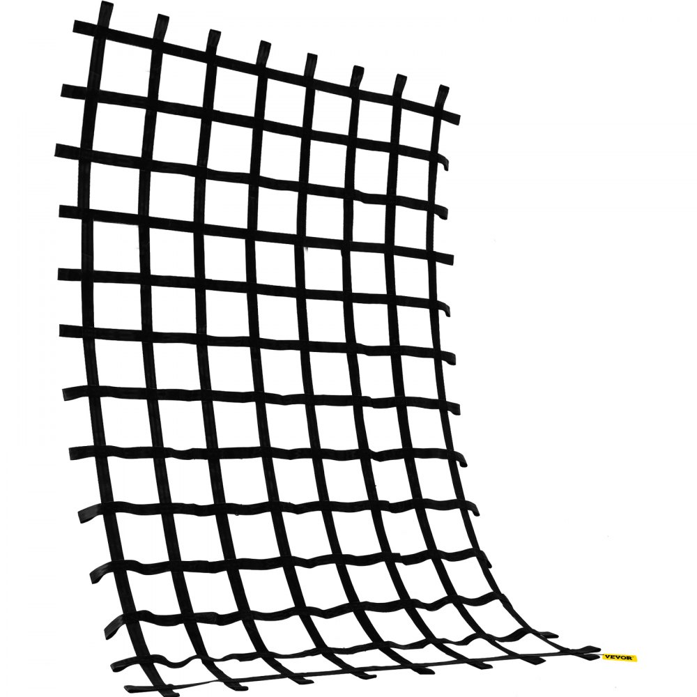VEVOR Climbing Cargo Net, 11' x 6' Playground Climbing Net, Polyester Material, Ladder, Swingset, Large Military Climbing Cargo Net for Kids & Adult, Indoor & Outdoor, Treehouse, Jungle Gyms