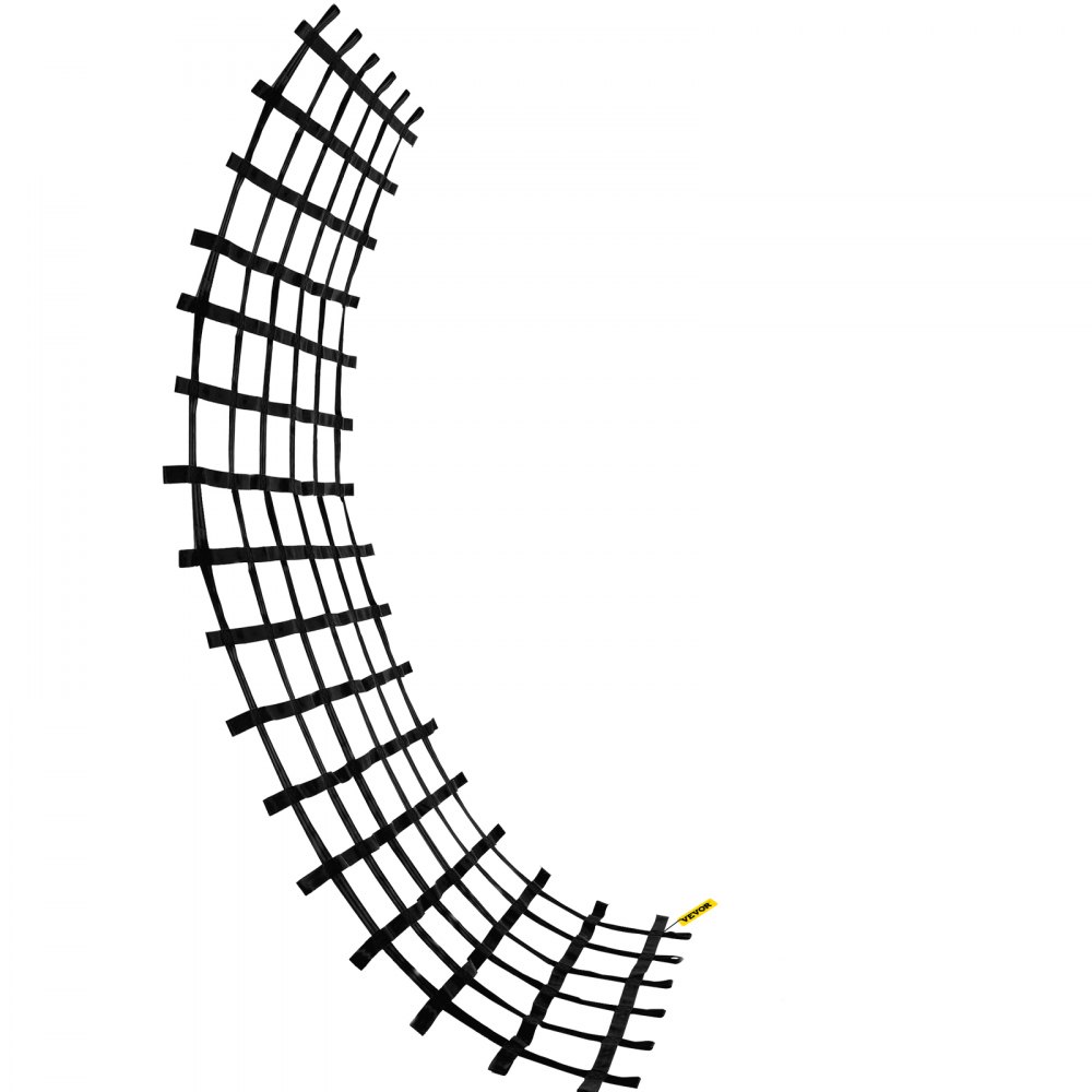 VEVOR Climbing Cargo Net, 12' x 4' Playground Climbing Net, Polyester Material, Rope Ladder, Swingset, Large Military Climbing Cargo Net for Kids & Adult, Indoor & Outdoor, Treehouse, Jungle Gyms