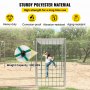 VEVOR Climbing Cargo Net, 70" x 119" Climbing Net, Polyester Playground Climbing Cargo Net, Rope Ladder, Swingset, Large Military Climbing Cargo Net for Kids & Adult, Indoor & Outdoor,Treehouse, Green