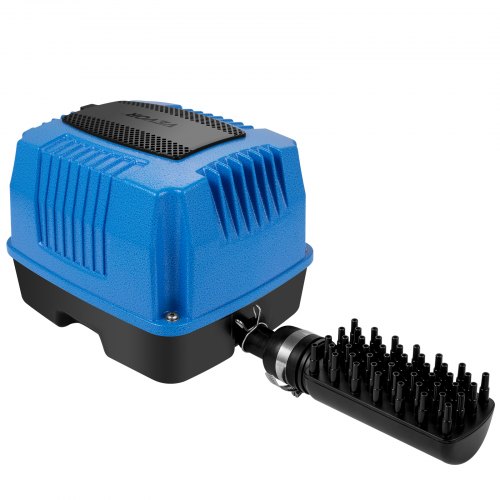 VEVOR Linear Air Pump, 105W/110V Septic Air Pump, 42Kpa Septic Aerator Pump w/46 Outlets Diffuser, Max Air Flow Rate 2550GPH, Max Water Depth 13ft for Fish Pond, Aquarium, Hydroponics, Septic System
