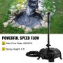 Vevor Waterfall Pumppond Fountain Pump 650gph Fountain Pump