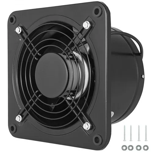 VEVOR 220V 65W Industrial Ventilation Extractor air blower fan Ventilation Extractor fan Metal Axial Exhaust 200MM/8 Inch Air Puller Fan (200MM/8 Inch)
