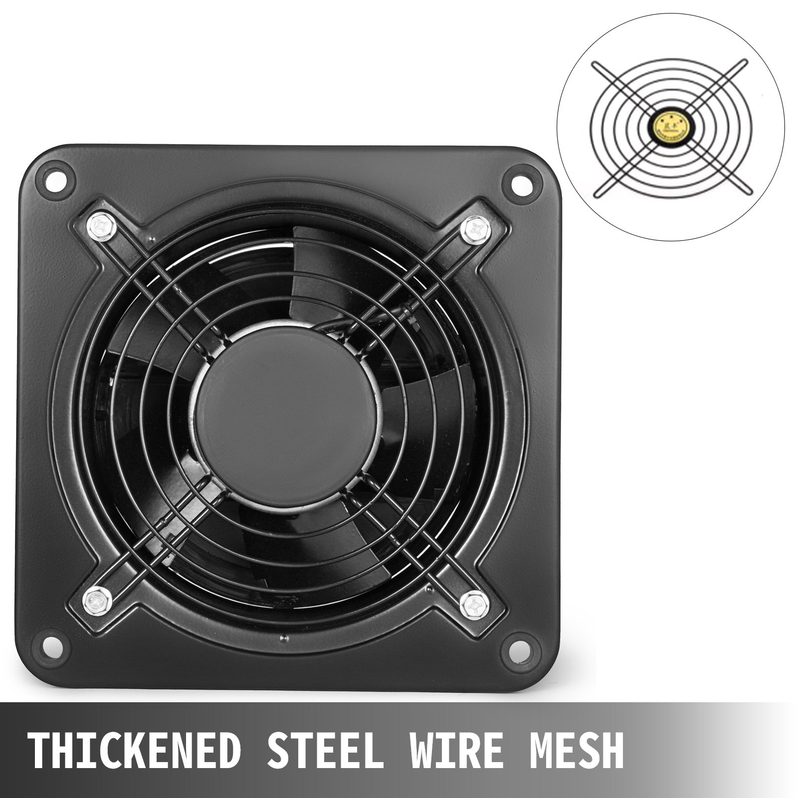 Ventilation Extractor Exhaust Fan Blower 8''/200mm Wall 2800RPM Air Blower