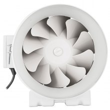 8in Inline Duct Fan Hydroponic Ventilation Blower 146/162w Bathroom Exhaust